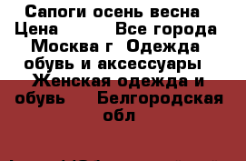 Сапоги осень-весна › Цена ­ 900 - Все города, Москва г. Одежда, обувь и аксессуары » Женская одежда и обувь   . Белгородская обл.